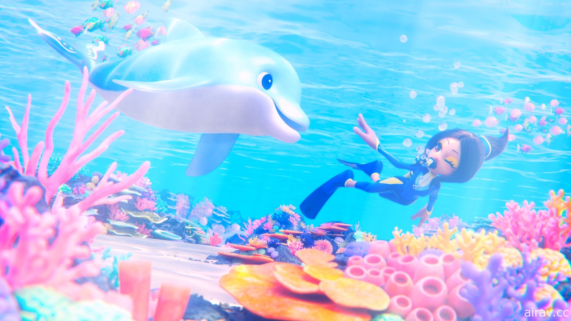 《巴蘭的異想奇境》新公開兩個心象世界 最喜歡海豚的潛水員與愛蟲少女