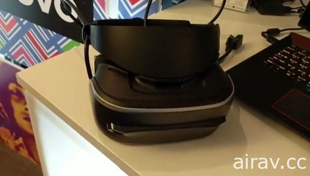 聯想今日曝光與微軟合作新款虛擬實境頭戴式裝置原型
