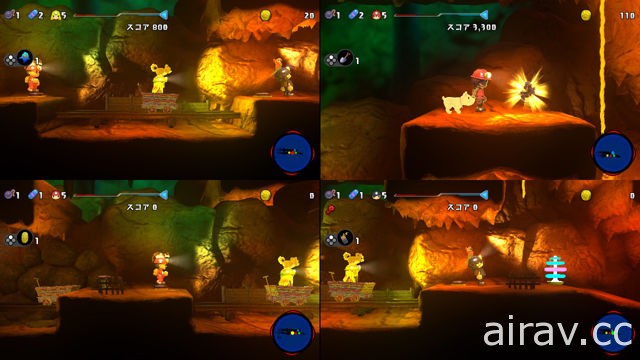 Nintendo Switch 多人同樂洞窟探險動作 AVG《大家來同樂！地底探險》4 月 20 日發售