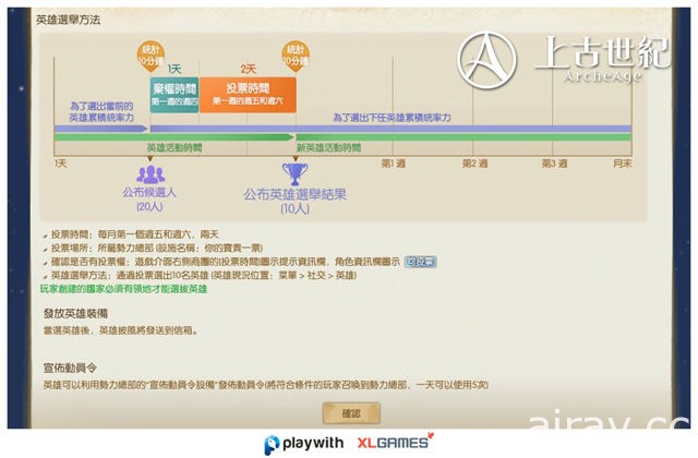 《上古世紀》24 日改版 開放英雄動員令系統與勢力佔領戰「紅露珠之戰」