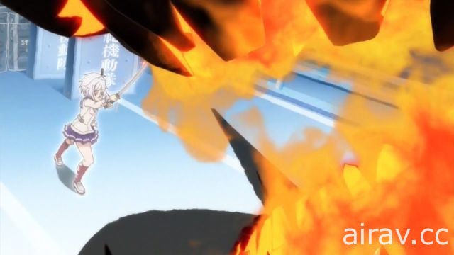 【试片】《驭刀巫女》超能力日本剑术女子中学生动作动画
