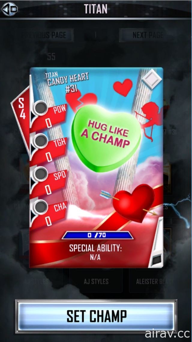《WWE SuperCard》推出“狂暴融合”活动与“情人节”活动