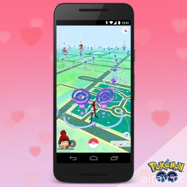 《Pokemon GO》庆祝情人节活动开跑 捕捉爱心鱼、吉利蛋星星沙子提升为三倍