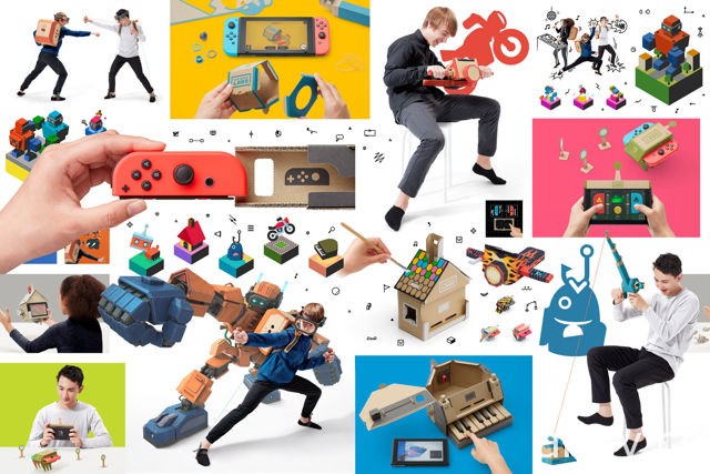 Nintendo Switch 纸箱玩具《任天堂实验室》释出介绍影片 结合多样化创意玩法