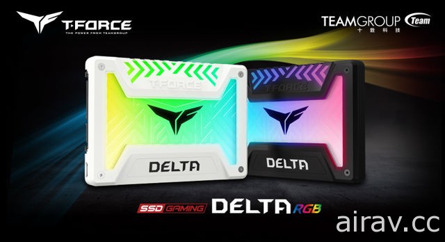十铨科技推出 T-FORCE DELTA RGB 幻彩极光固态硬盘 可与主机板达到同步的灯光颜色效果