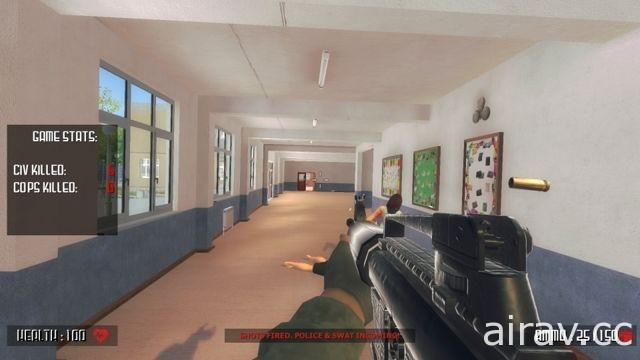 以校园为背景射击游戏《Active Shooter》已经被 Valve 从 Steam 平台移除