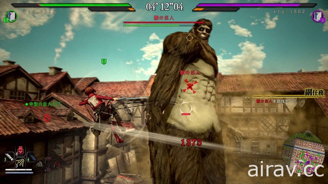 《進擊的巨人 2》追加免費更新「決戰模式」1 對 1 對戰驅逐各陣營巨人