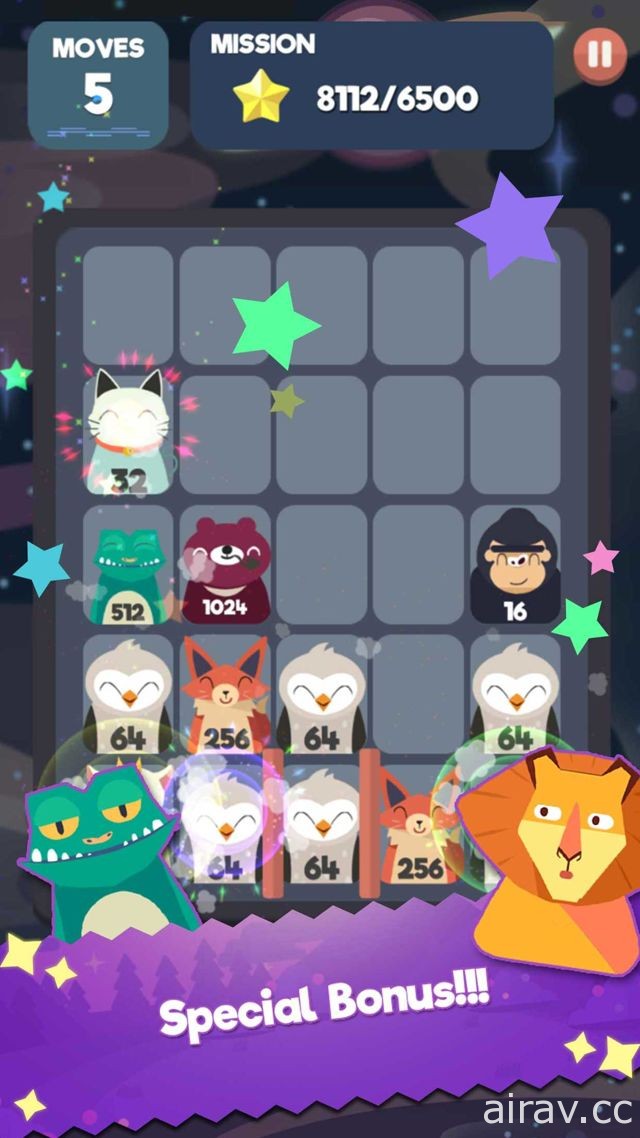 音樂解謎遊戲《2048 節奏》於 App Store 開放下載 與眾多小動物們一起同樂