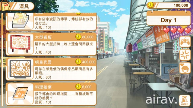 台湾小吃拟人游戏《食用系少女》开放试玩版下载 同步释出游戏教学影片