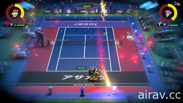 【試玩】《瑪利歐網球 王牌高手》線上大賽 驚人新系統同時維持硬派作風的網球運動遊戲