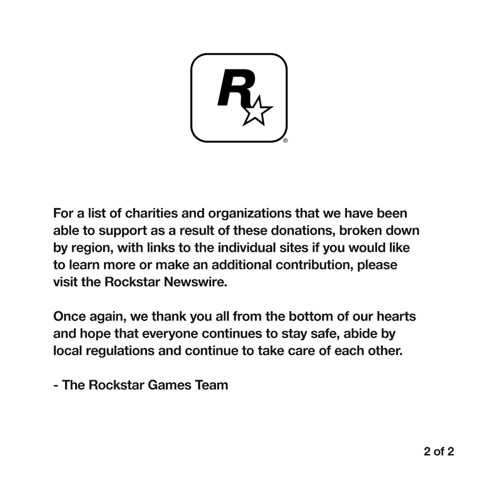 《侠盗猎车手 5》累计销售量达 1.35 亿套　Rockstar 捐出线上模式 5% 收入协助疫情