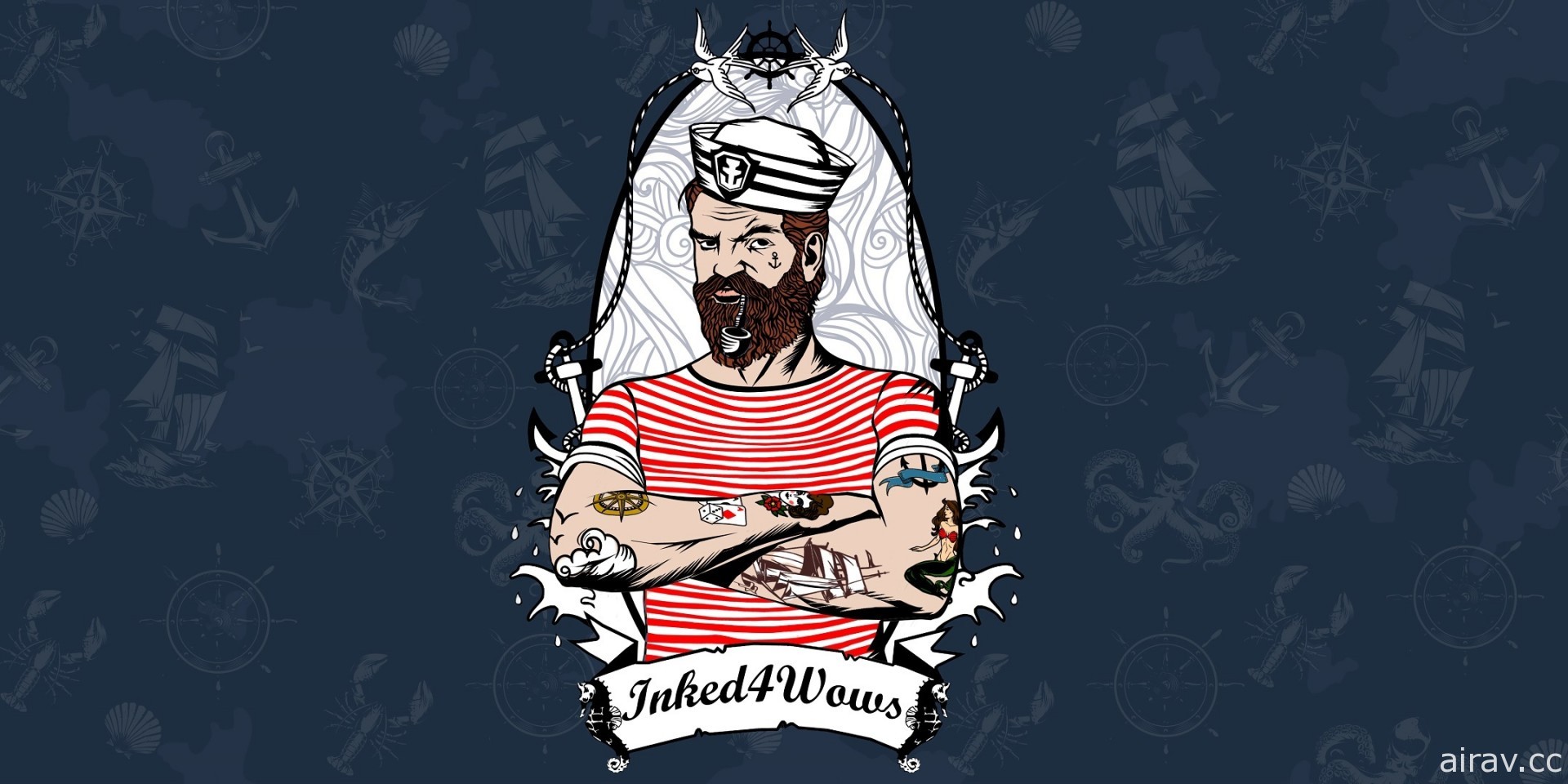 《战舰世界》公布全球纹身投票竞赛优胜者 以 Bismarck 主力舰图案纹身获得玩家青睐