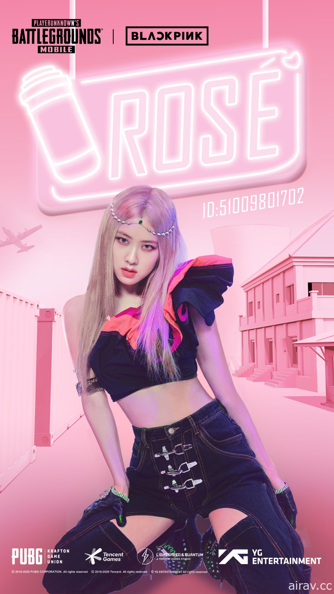 《PUBG MOBILE》與韓國女子偶像團體 BLACKPINK 展開合作 公開角色 ID