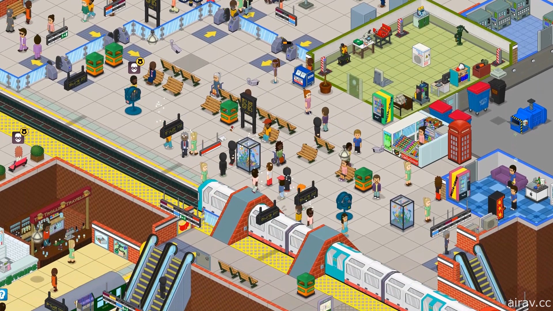 模擬經營遊戲《通勤地鐵戰》10 月 6 日上市 努力打造讓大家準時通勤的地鐵站