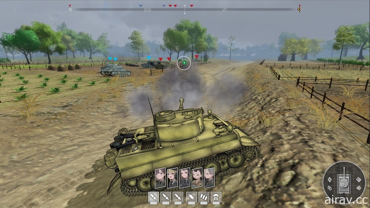 結合美少女與戰車動作遊戲《Panzer Knights》在 Steam 展開搶先體驗