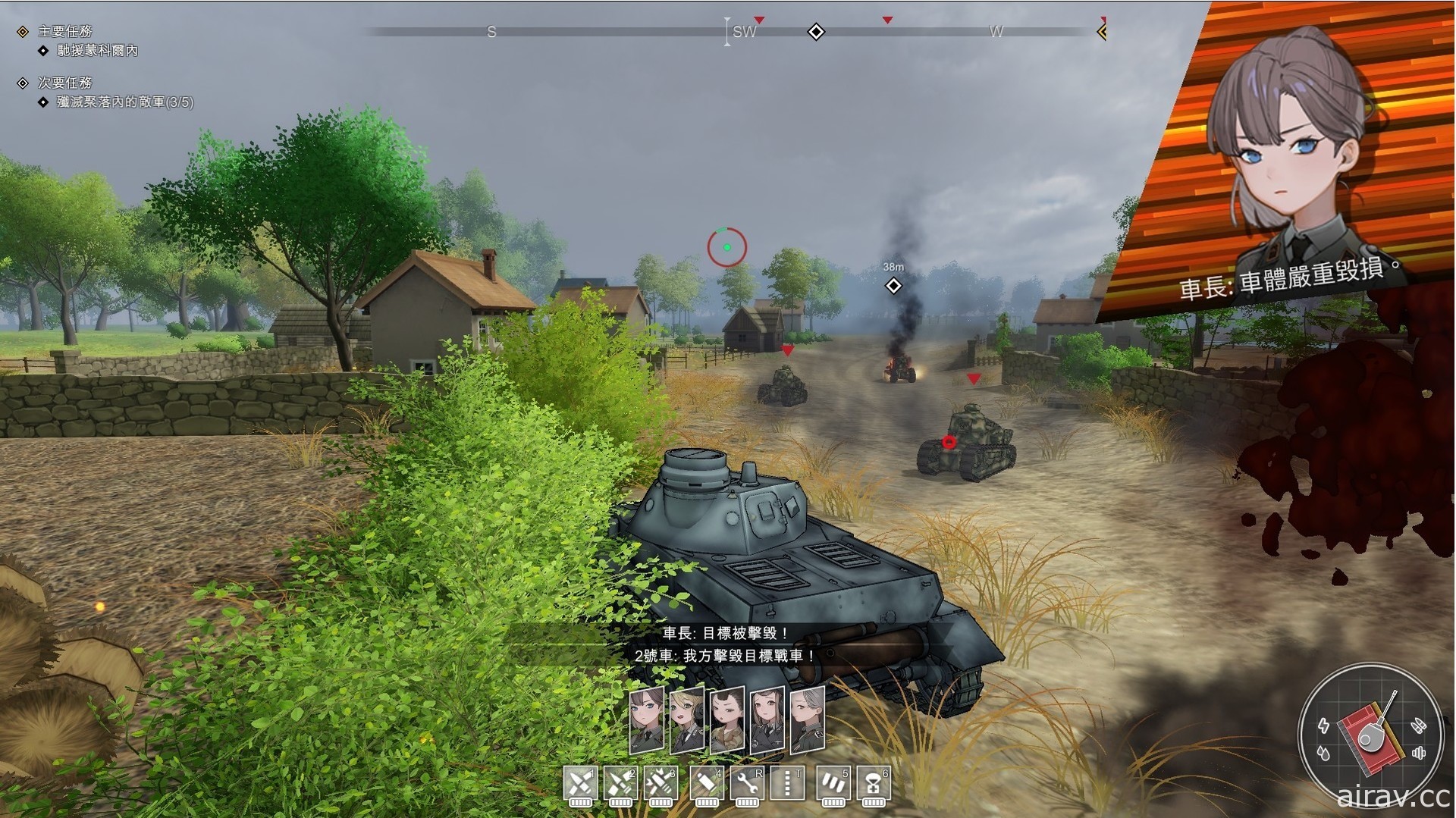 結合美少女與戰車動作遊戲《Panzer Knights》在 Steam 展開搶先體驗