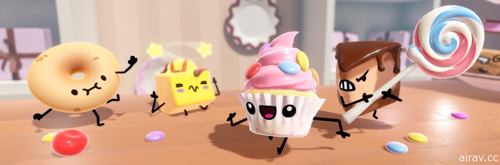 四人同樂派對遊戲《糕點亂鬥 Cake Bash》10 月中發售 目標成為最美味蛋糕！