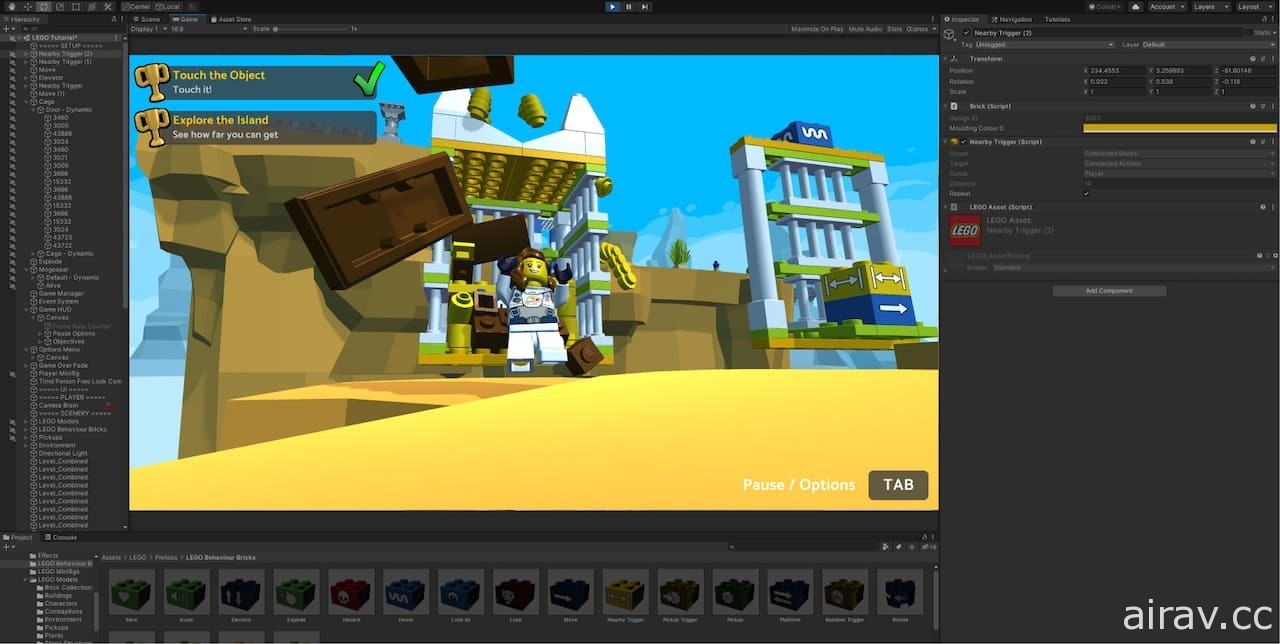 Unity 與樂高合作推出主題開發工具「樂高微遊戲」 不用寫程式也能打造迷你遊戲