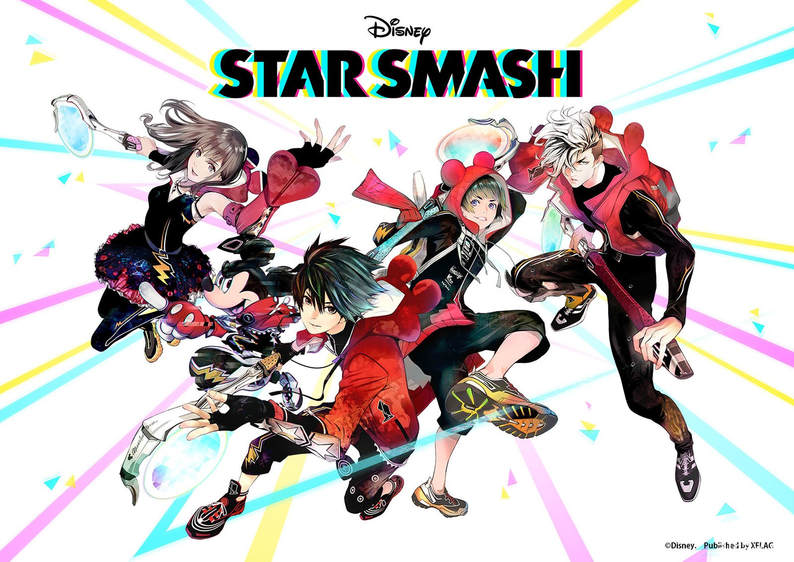 《STAR SMASH》公開主要角色介紹及迪士尼角色化身之卡片