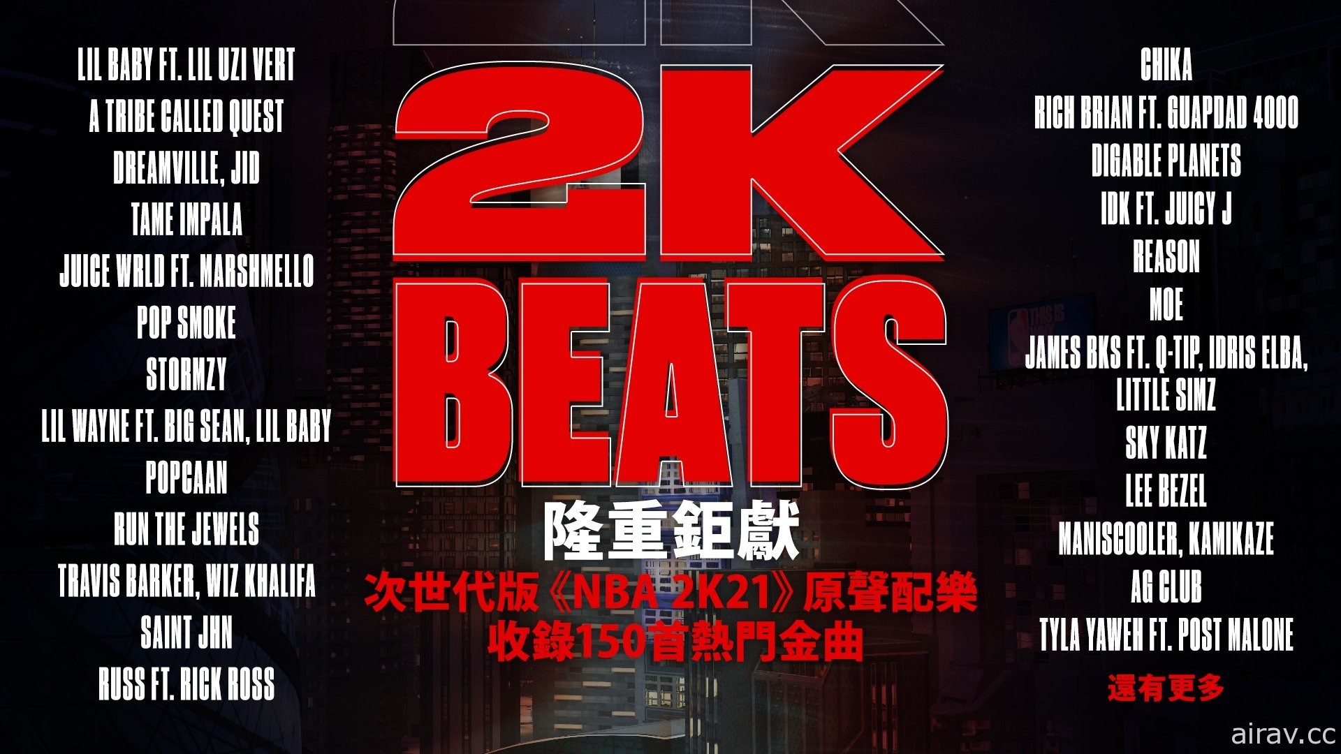 《NBA 2K21》游戏中将抢先首播 2 Chainz 即将发行新专辑的新歌