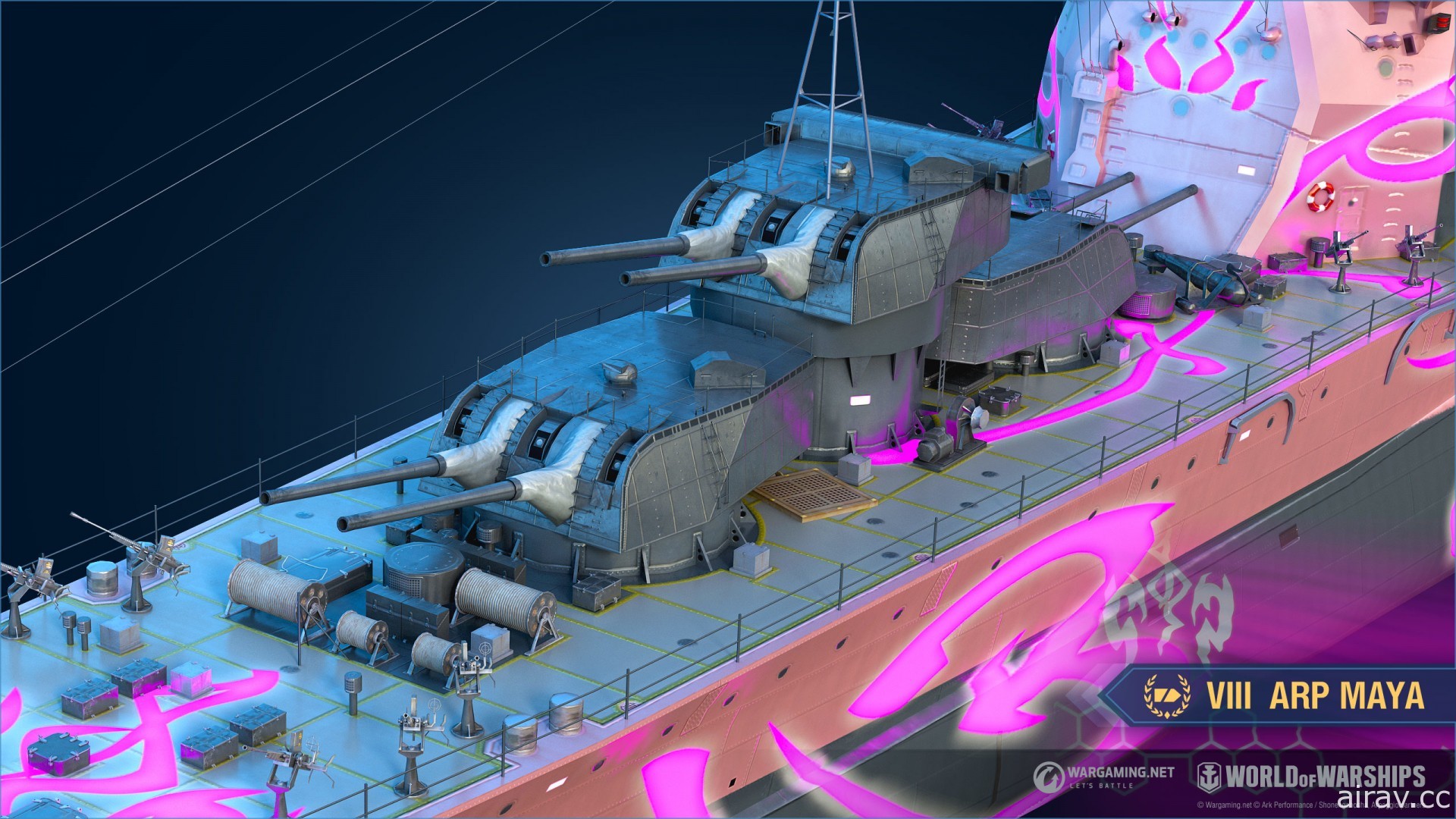 《戰艦世界》再度與日本漫畫《蒼藍鋼鐵戰艦》合作 推出全新 Arpeggio 加值戰艦等內容
