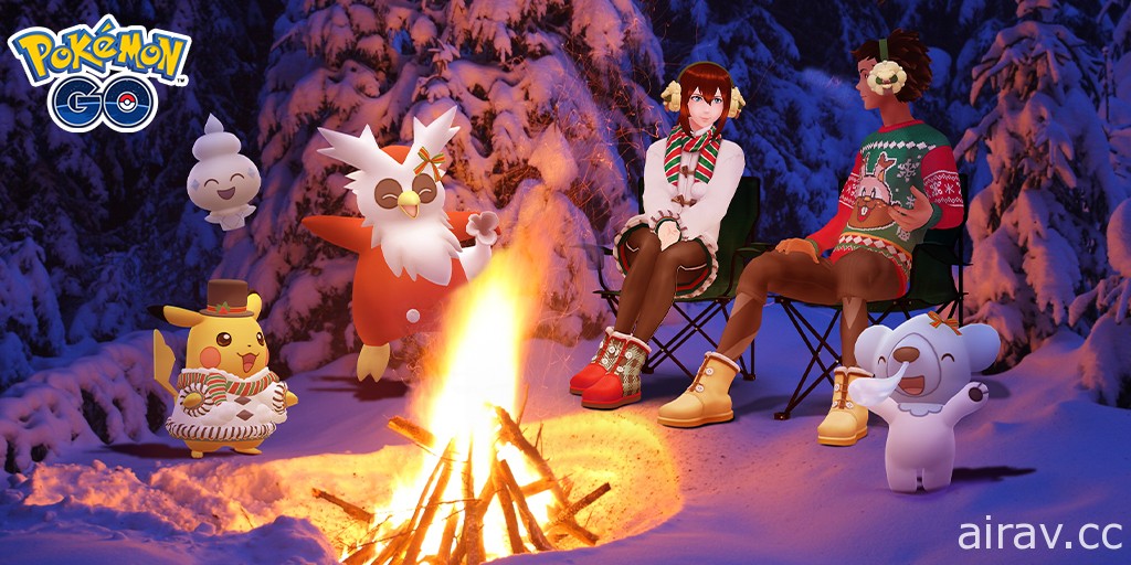 《Pokemon GO》跟着冰属性和假期装扮的宝可梦一同欢庆 2020 Pokémon GO Holiday！