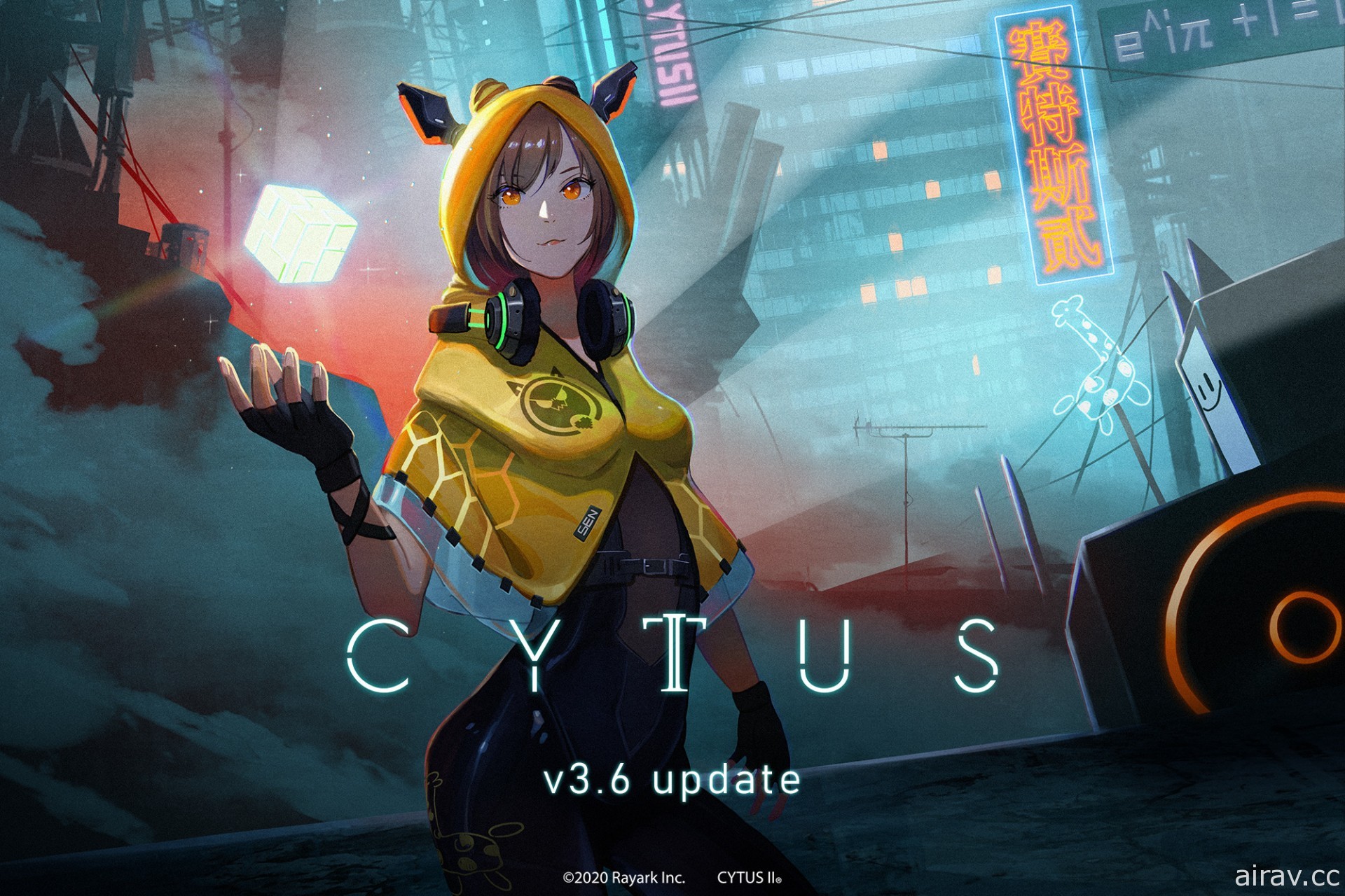 《Cytus II》3.6 版推出免費新角色「Graff.J」 開啟「Kizuna AI」限時半價