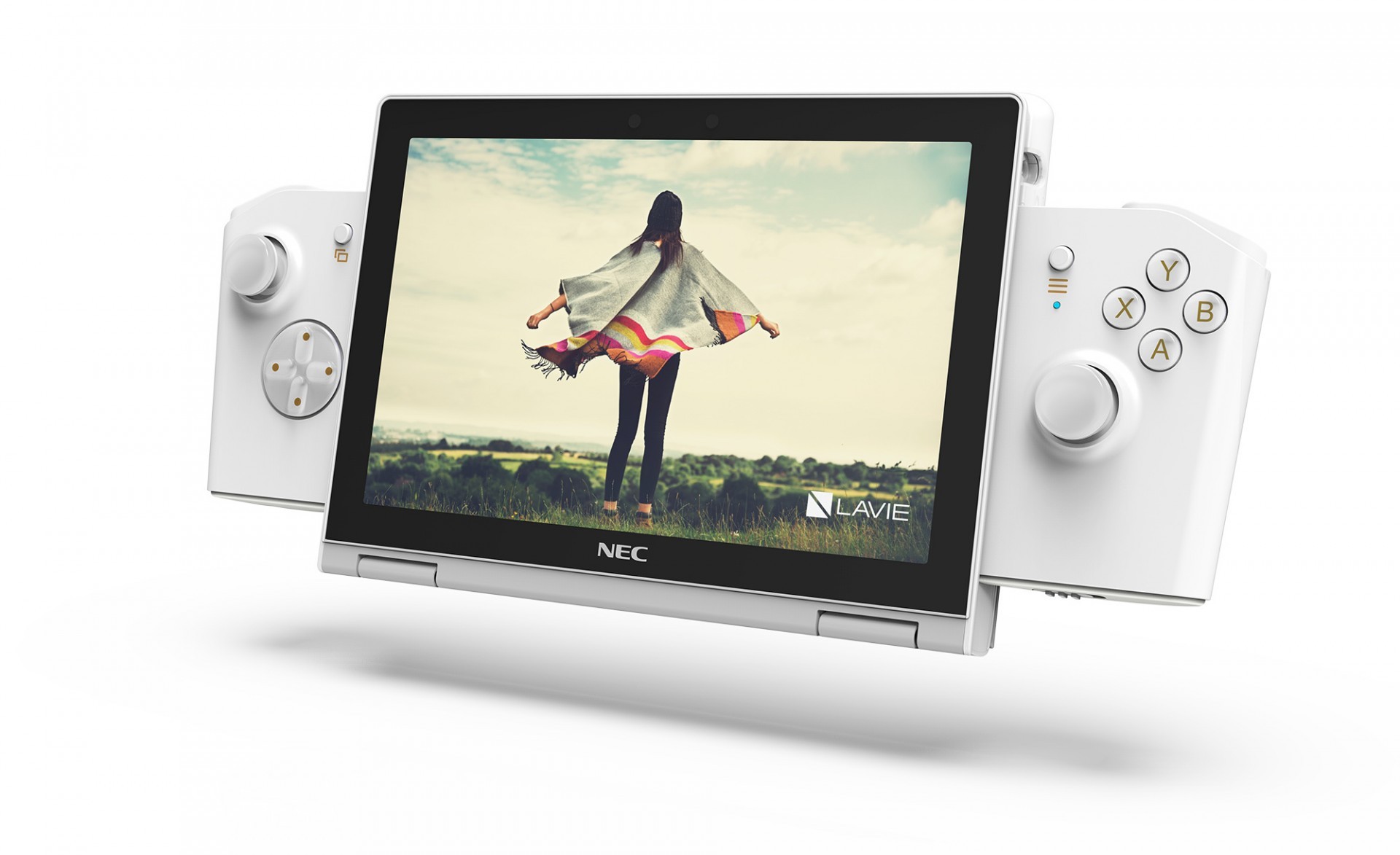 NEC 发表类 Switch 8 吋二合一笔电 支援握把控制器与底座大萤幕输出