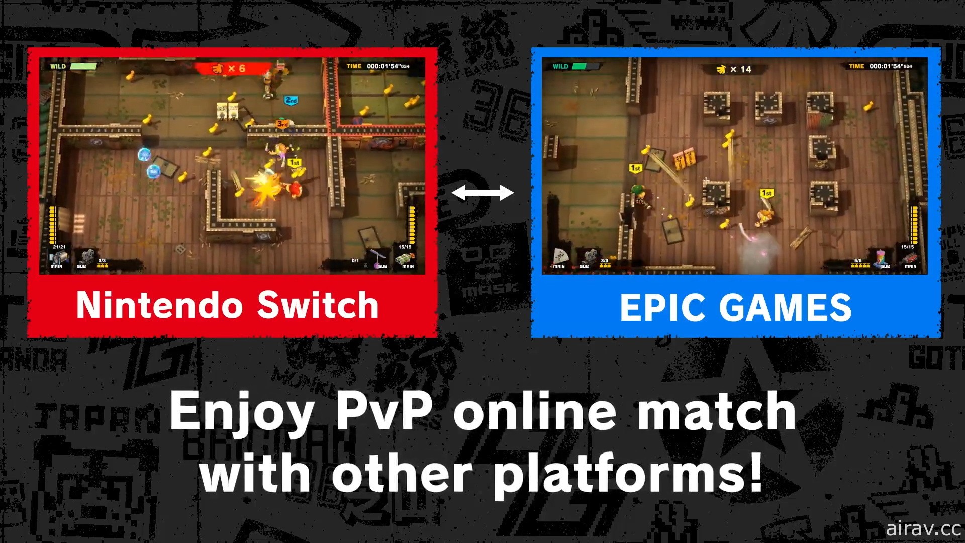 动作射击游戏《猴子桶战》将登陆 PC 平台 支援跨平台 PVP 对战