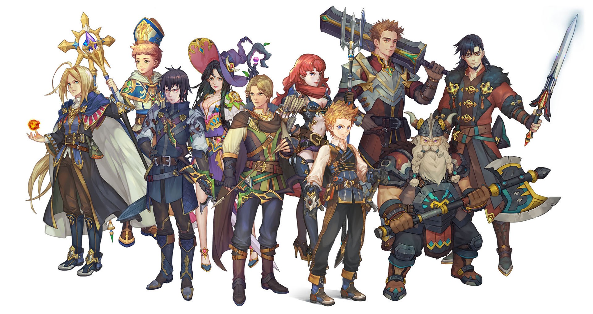 人氣小說改編 RPG《龍族 EX》2021 上半年在韓國推出 公開 LOGO 及角色插圖