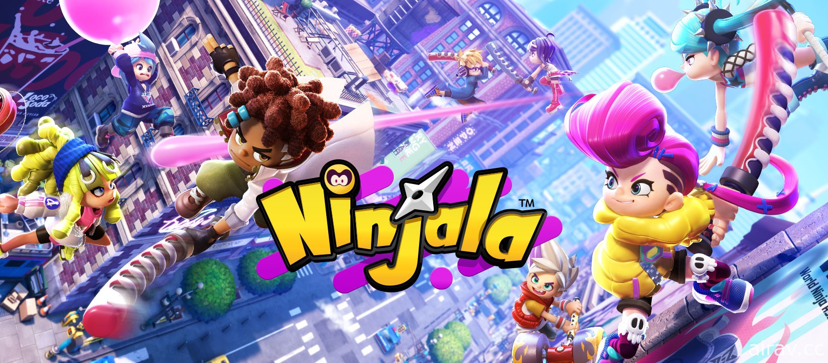 《Ninjala 泡泡糖忍战》宣布全世界累计突破 600 万次下载