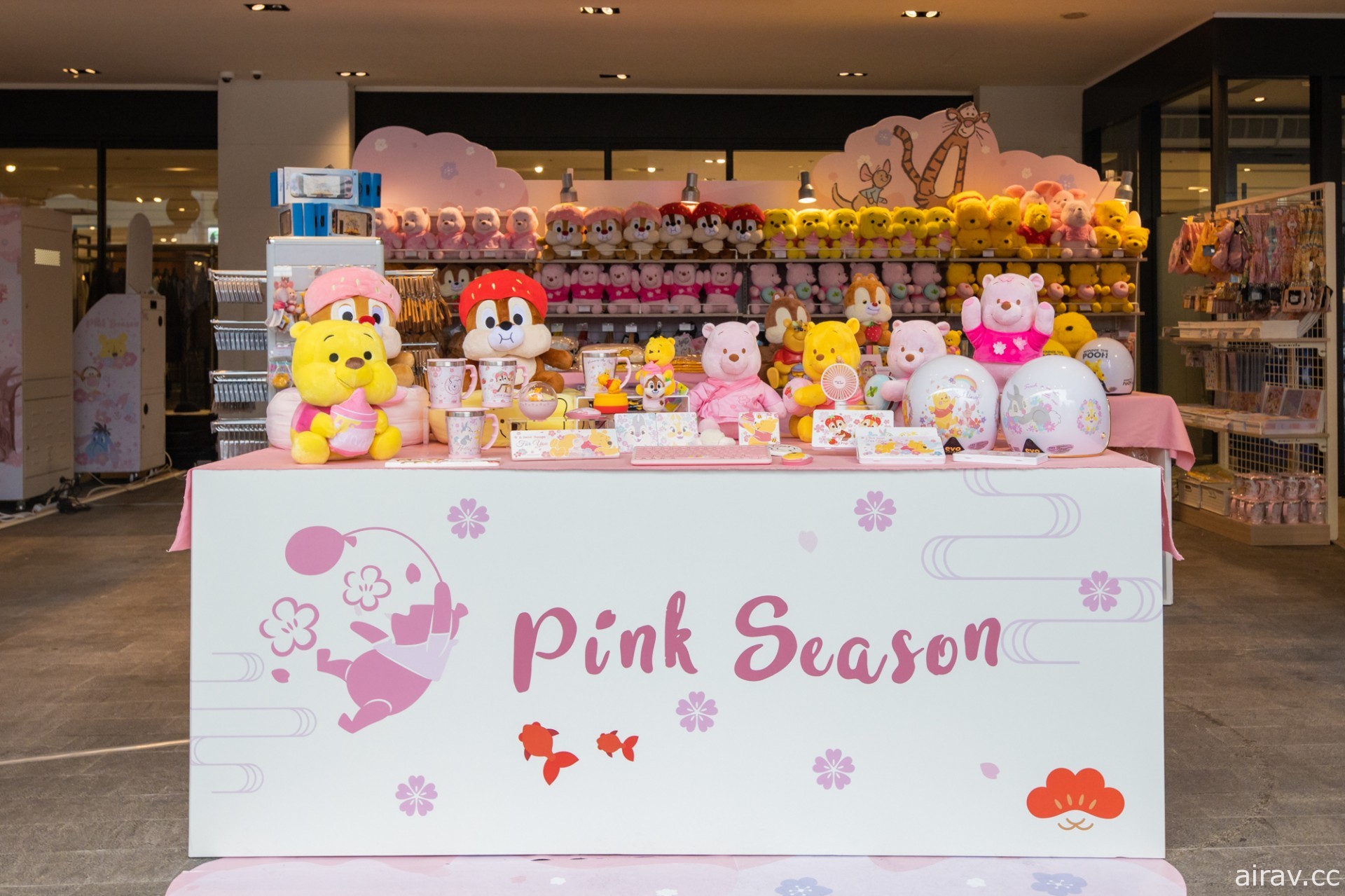 「迪士尼粉萌季期間限定店」台北店推出粉嫩和風場景 即日起正式開幕