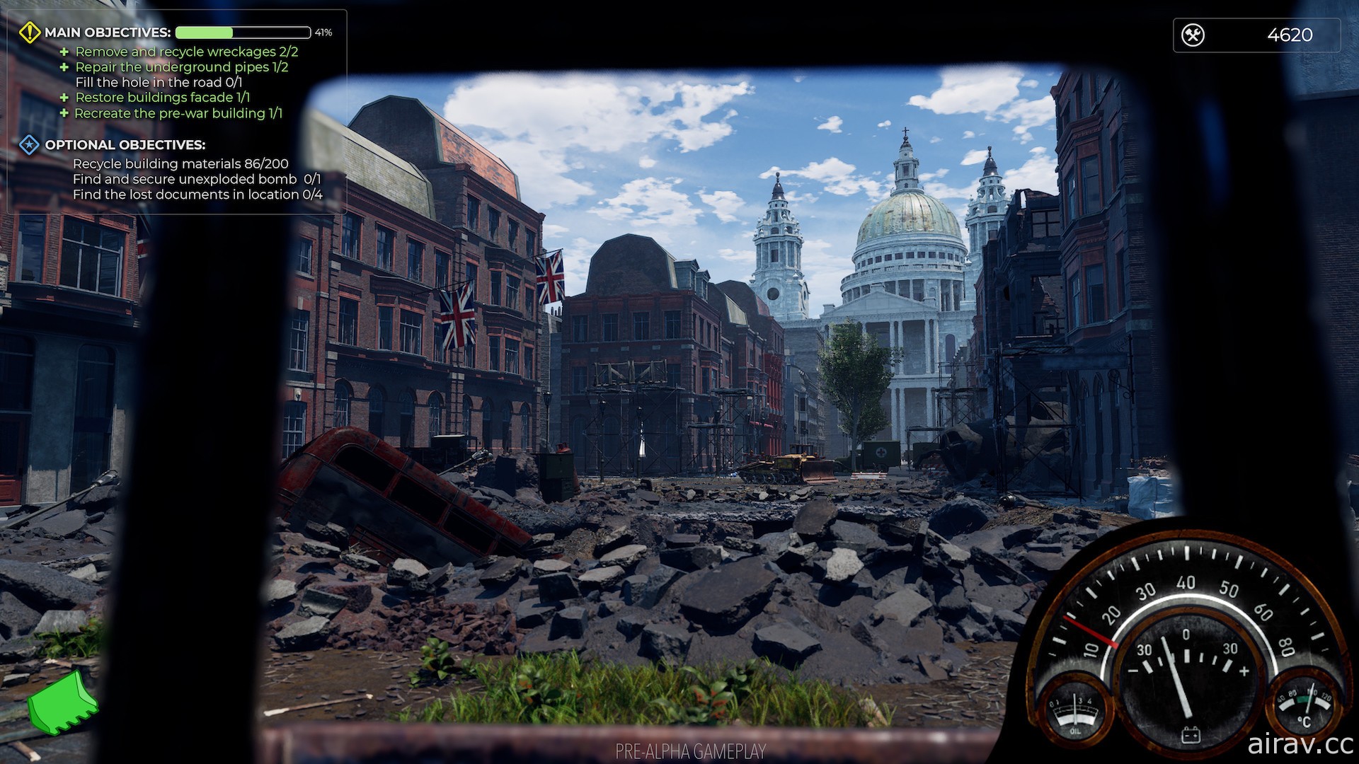 模擬新作 《二戰重建者 WW2 Rebuilder》曝光 幫助受戰爭摧殘城市找回往日風貌