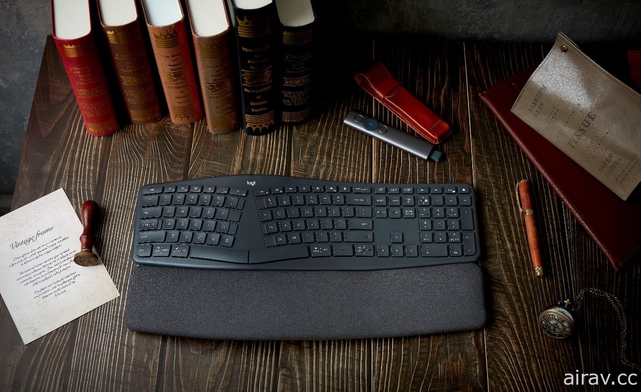 羅技 ERGO K860 人體工學鍵盤上市 強調提供自然舒適的打字體驗