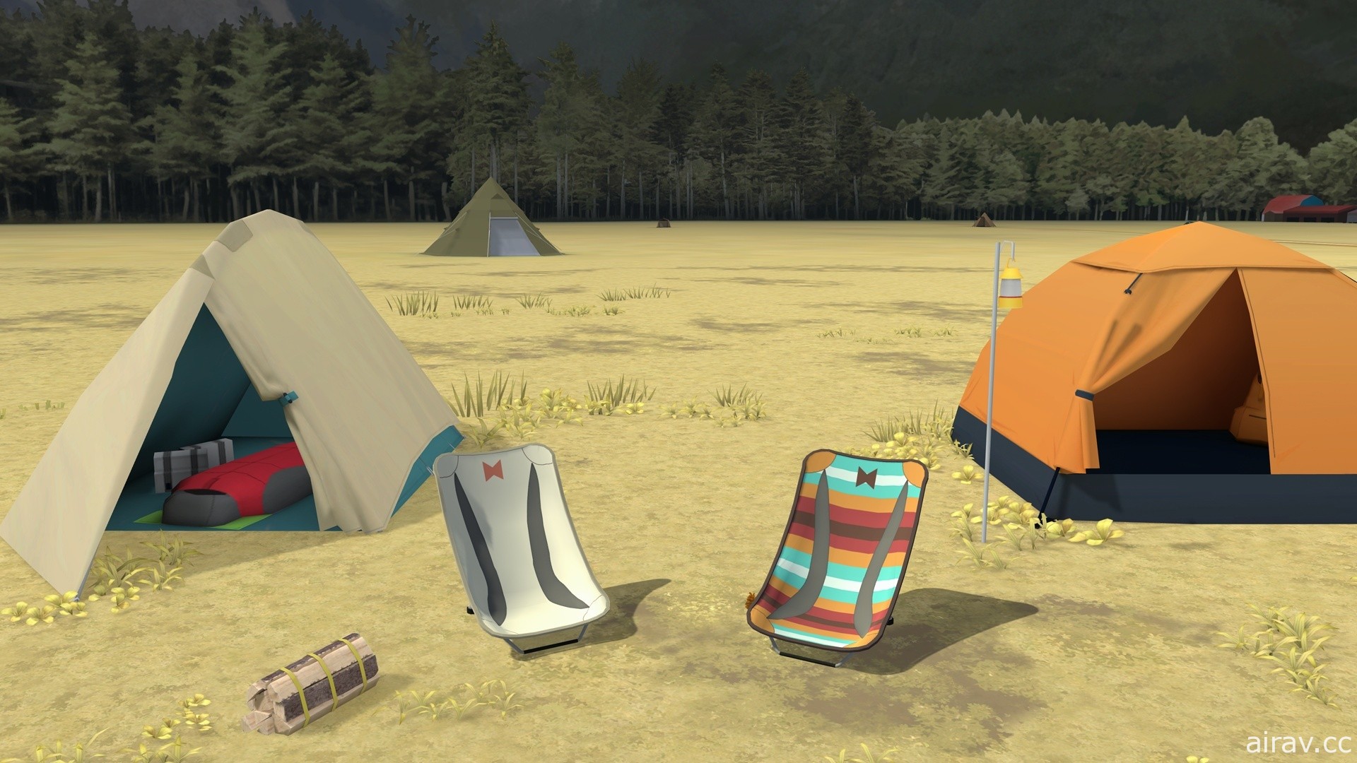 VR 作品《搖曳露營△ VIRTUAL CAMP》第 2 彈「山麓露營場篇」開放下載