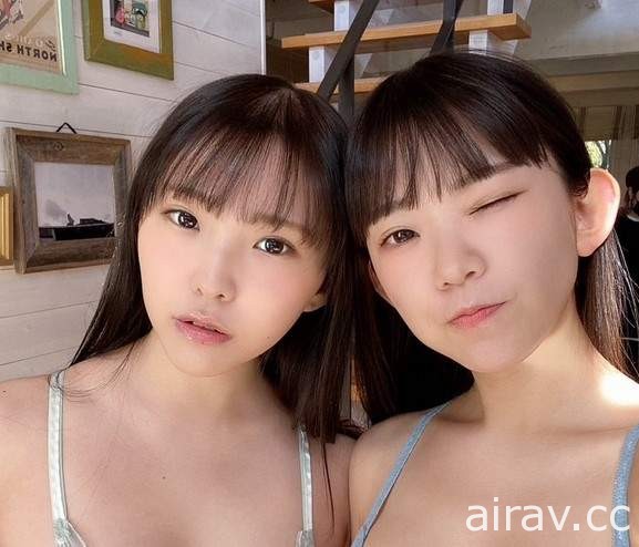 含乳量过高注意《长泽茉里奈×长泽圣爱》初上镜合法姊妹丼两人一起拍写真