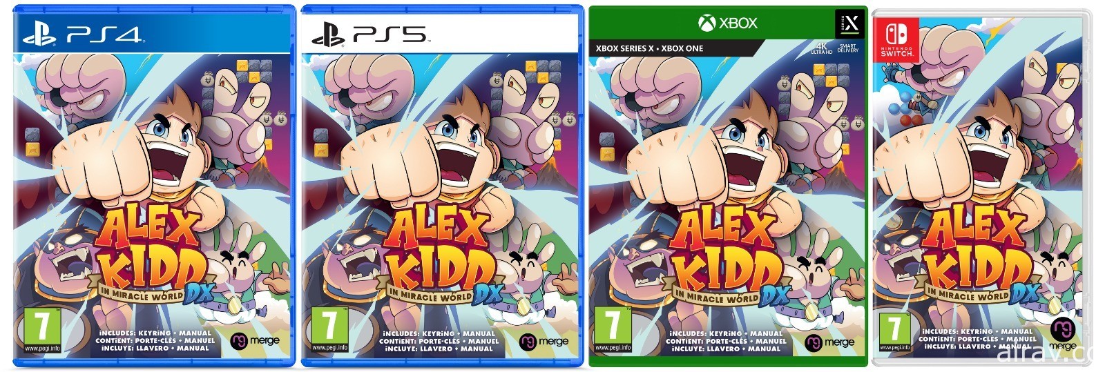 经典怀旧游戏新作《艾立克斯小子的神奇世界 DX》将在家用主机平台同步发售