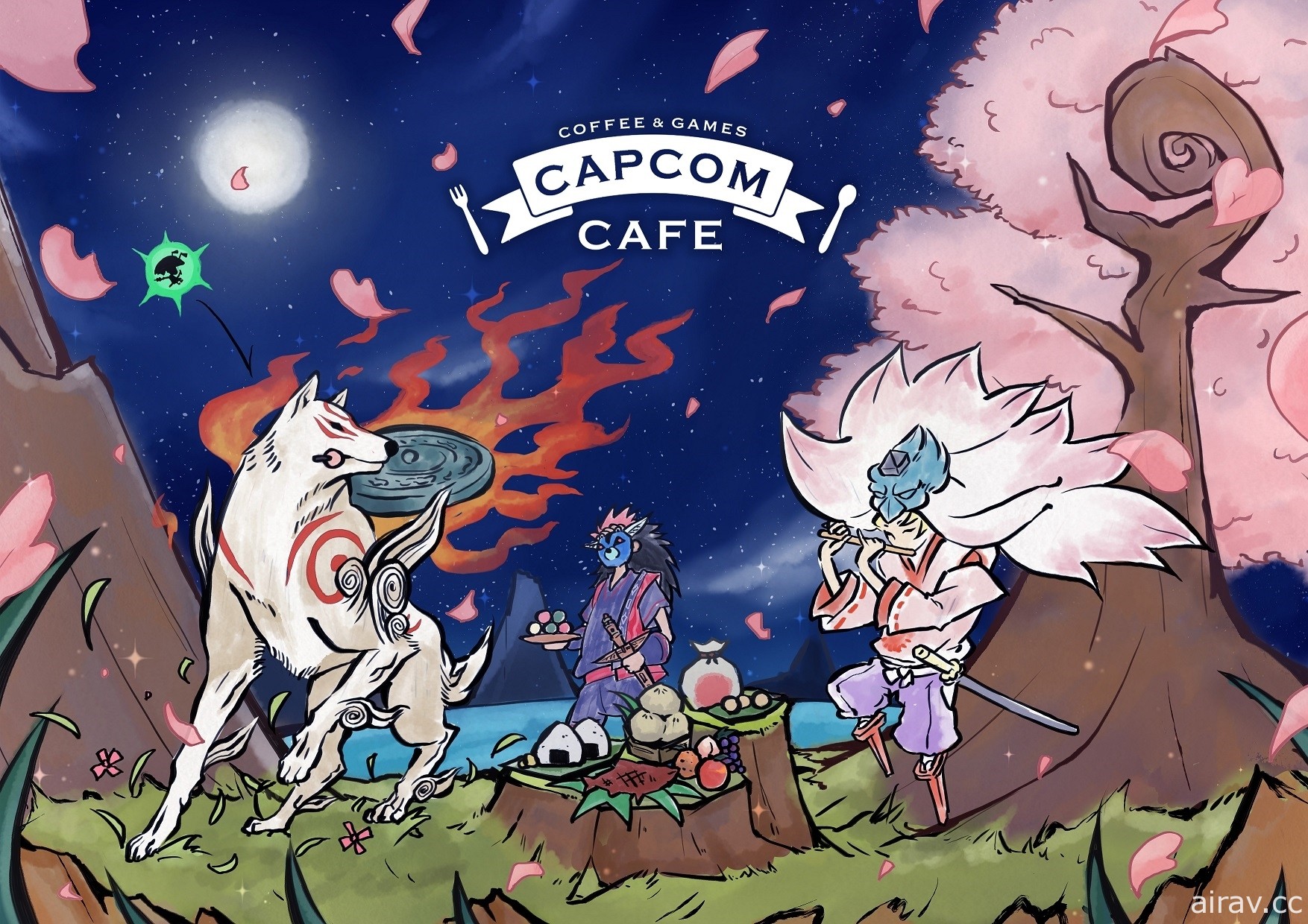Capcom 咖啡廳《大神》合作活動 6 月 4 日開跑 除了可愛新菜單還有復刻飲料