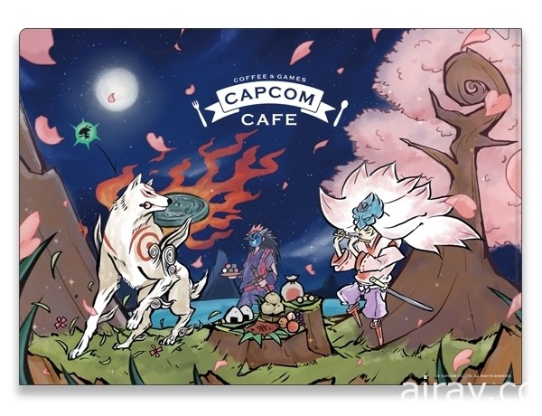 Capcom 咖啡廳《大神》合作活動 6 月 4 日開跑 除了可愛新菜單還有復刻飲料
