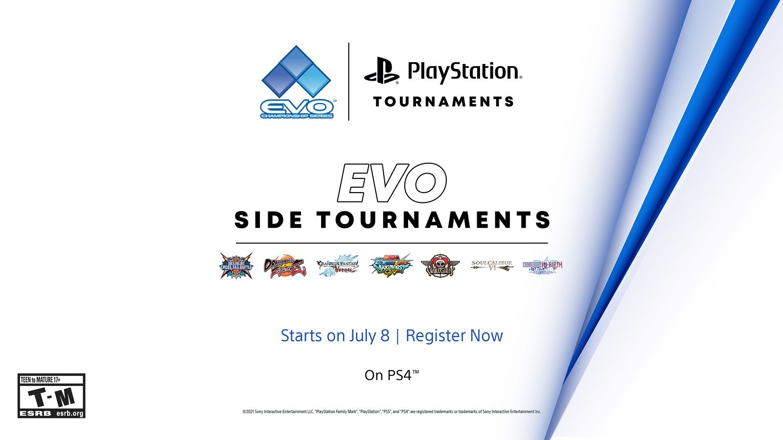 Evo 社群系列赛 PlayStation 4 赛事行程表揭晓