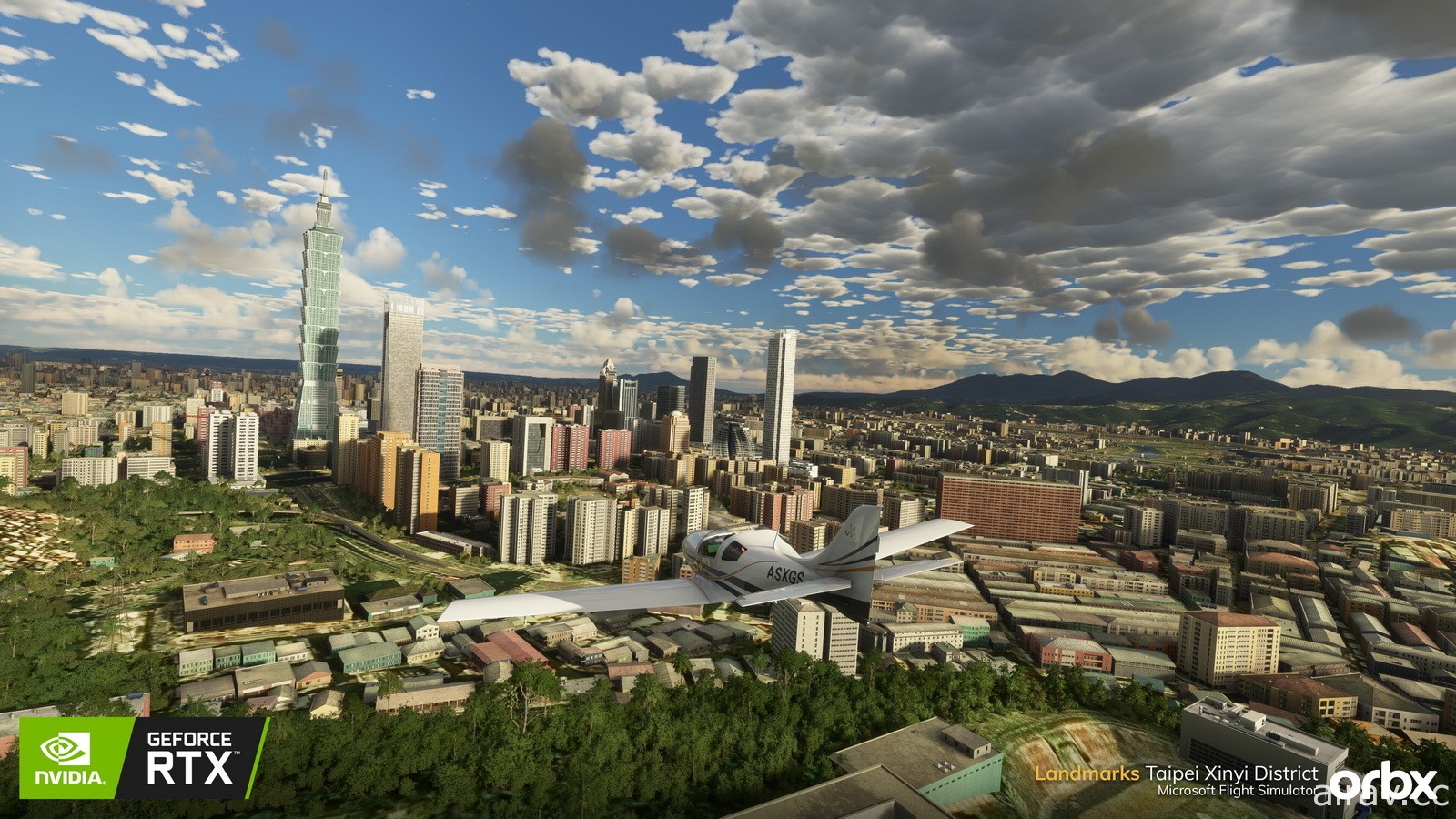 101 盡收眼底！NVIDIA 與 Orbx 釋出《微軟模擬飛行》台北信義區免費 Mod