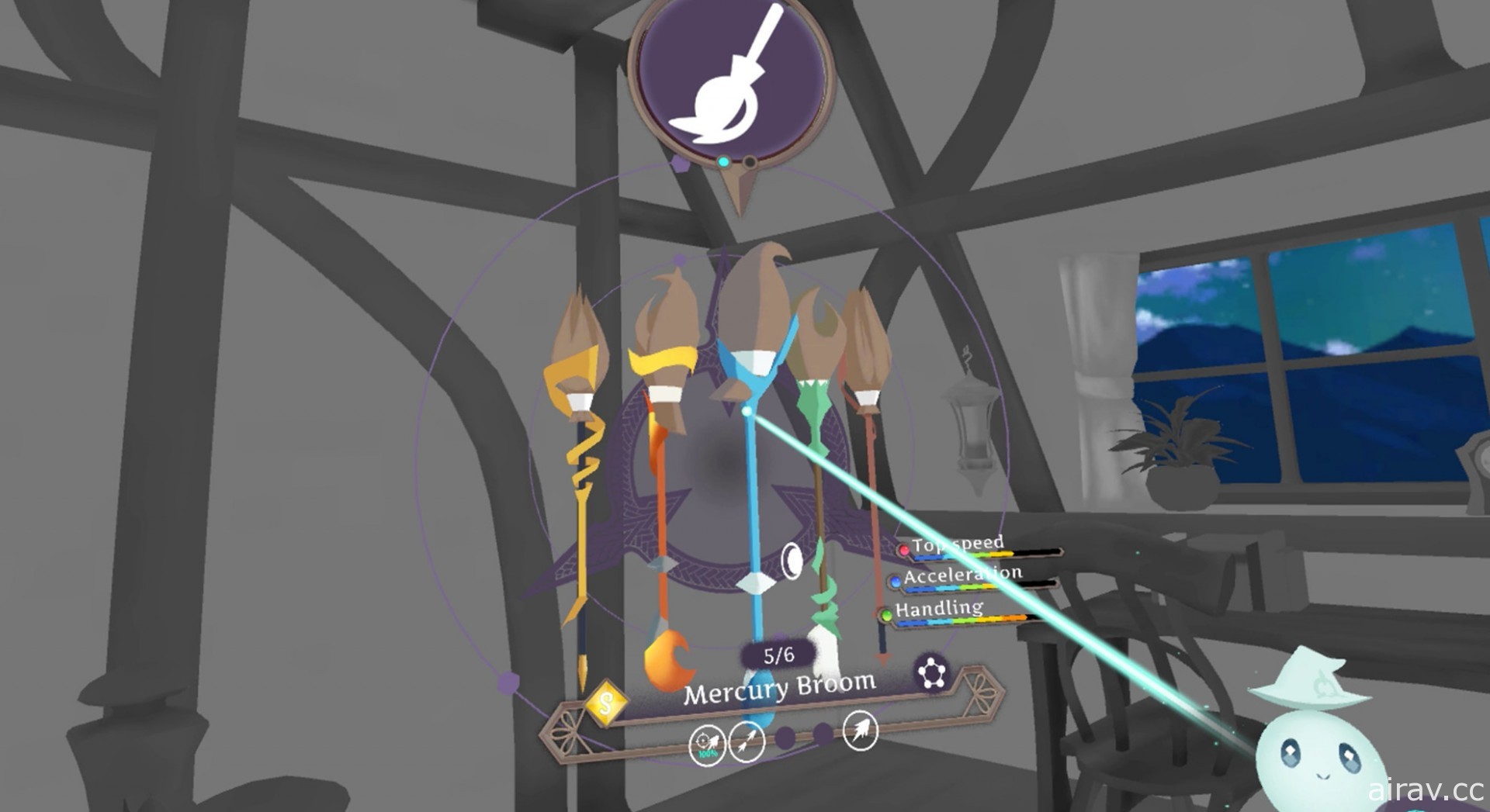 VR 竞速游戏《小魔女学园 VR 向扫帚星许愿》7 月 15 日支援 SteamVR、PSVR 等装置