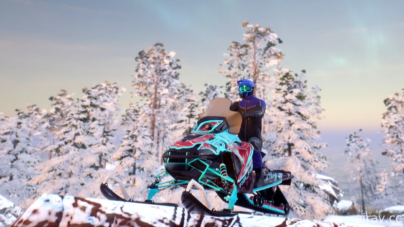 模擬競速遊戲《直奔北方》上市 騎乘雪上摩托車在挪威城鎮追極光！