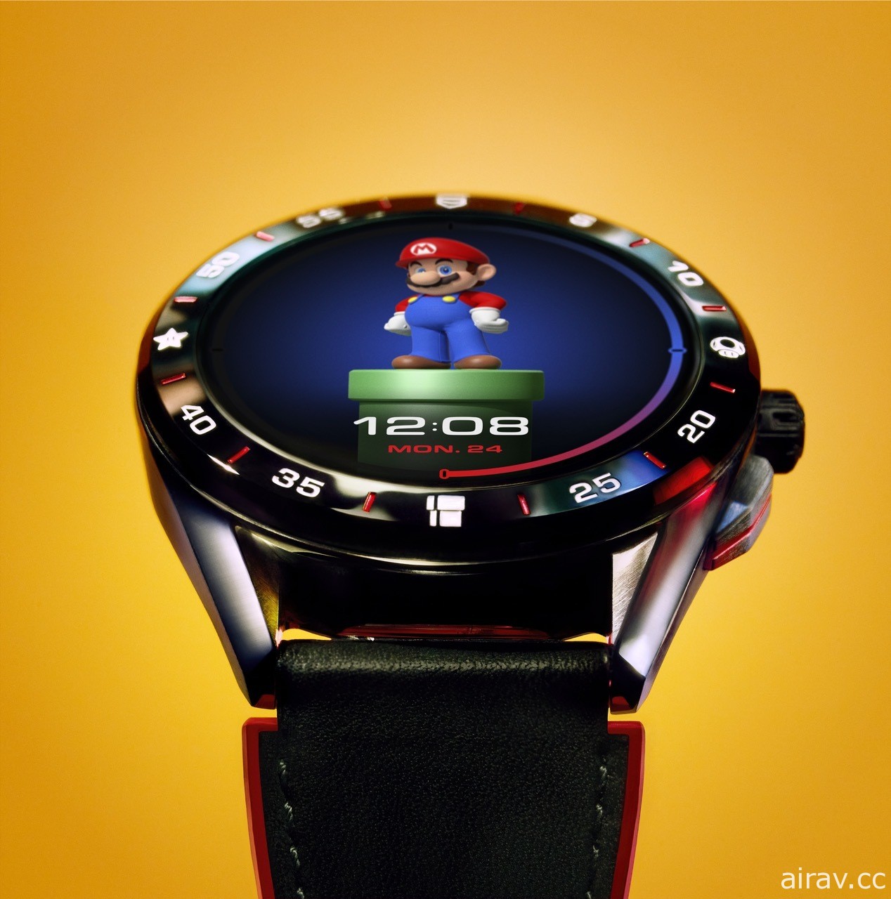 一支要價 7 萬新台幣！泰格豪雅與《超級瑪利歐》聯手打造限量版智慧型腕錶