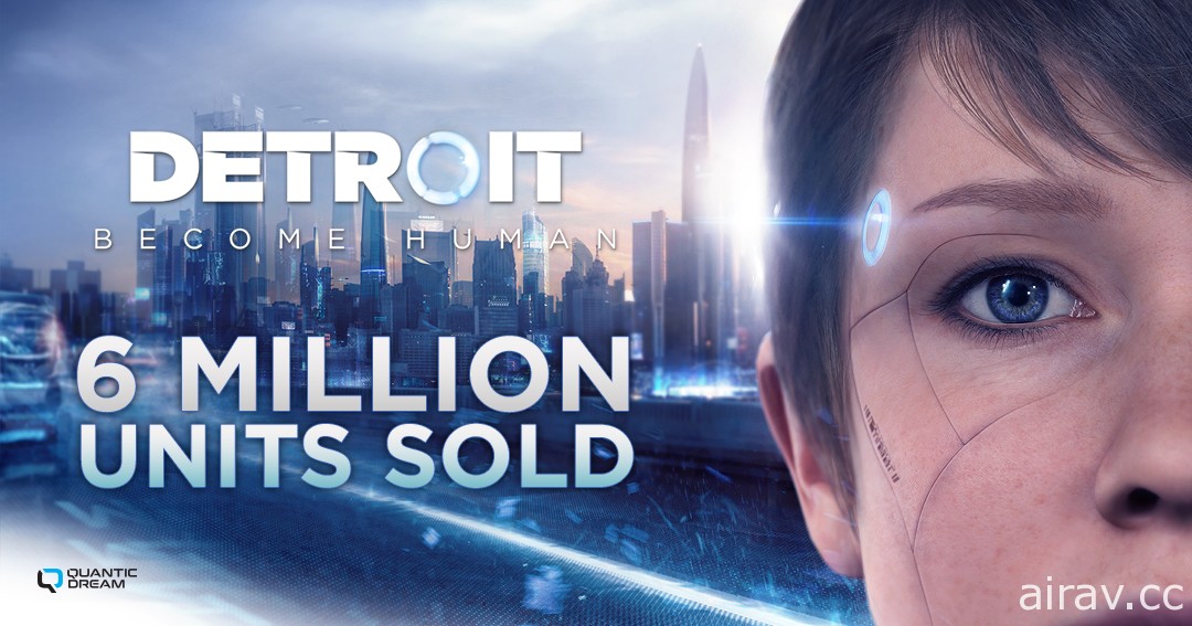 《底特律：變人》PS4、PC 版全球銷量突破 600 萬套