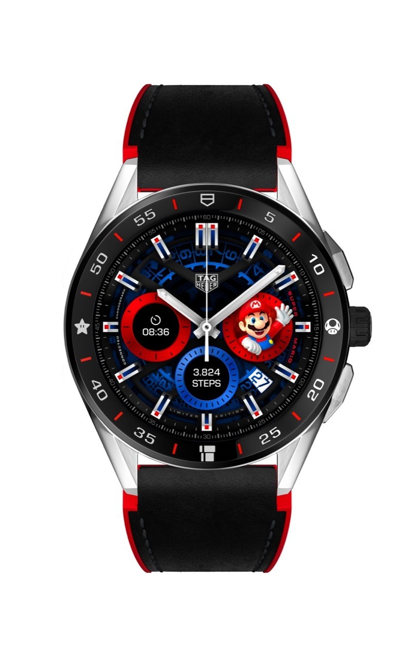 一支要價 7 萬新台幣！泰格豪雅與《超級瑪利歐》聯手打造限量版智慧型腕錶