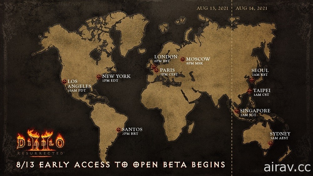 《暗黑破壞神 2：獄火重生》揭開 Beta 公測詳細日程 開放新職業德魯伊、聖騎士