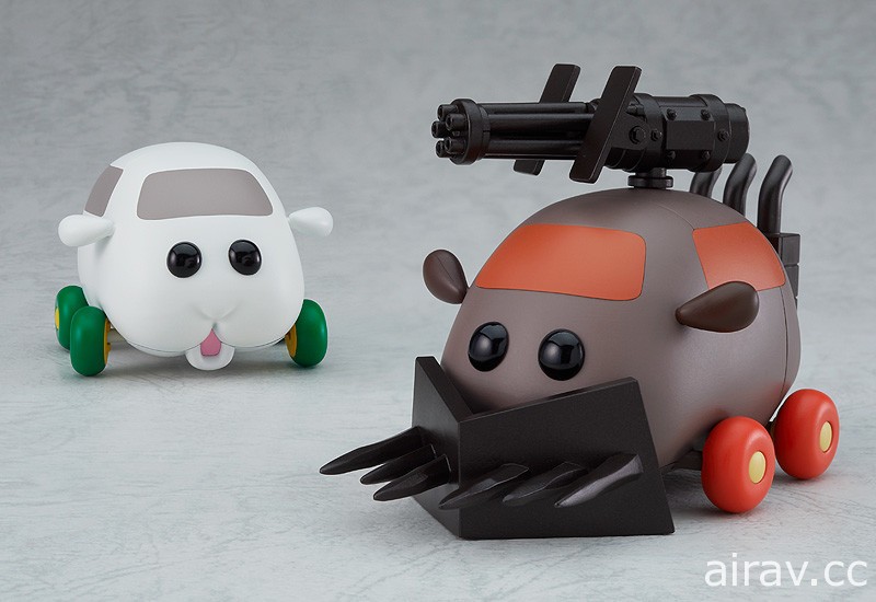 【模型】GSC《天竺鼠車車》MODEROID 武裝泰迪、巧克力明年 2 月推出