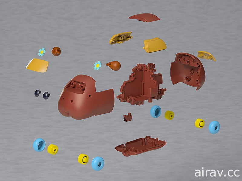 【模型】GSC《天竺鼠车车》MODEROID 武装泰迪、巧克力明年 2 月推出