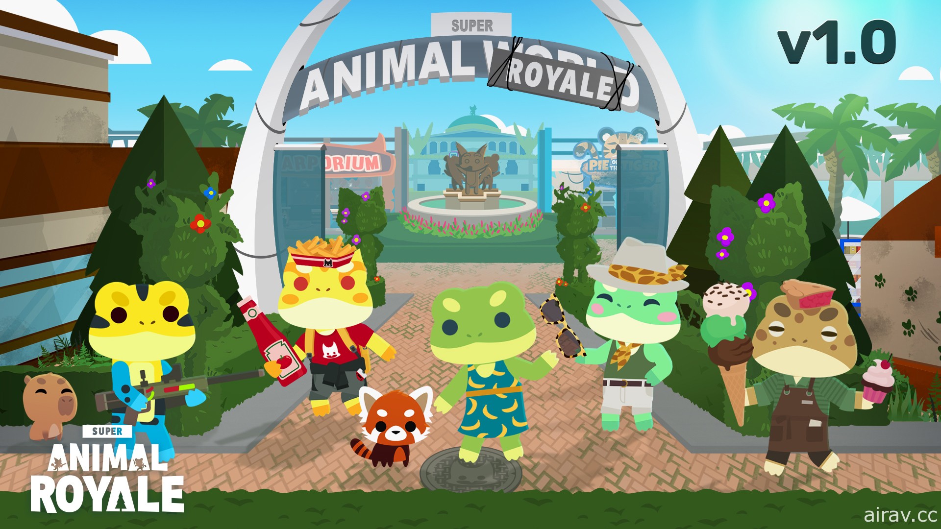 【GC 21】以可愛動物為主角的生存遊戲《超級動物大逃殺》1.0 版正式推出